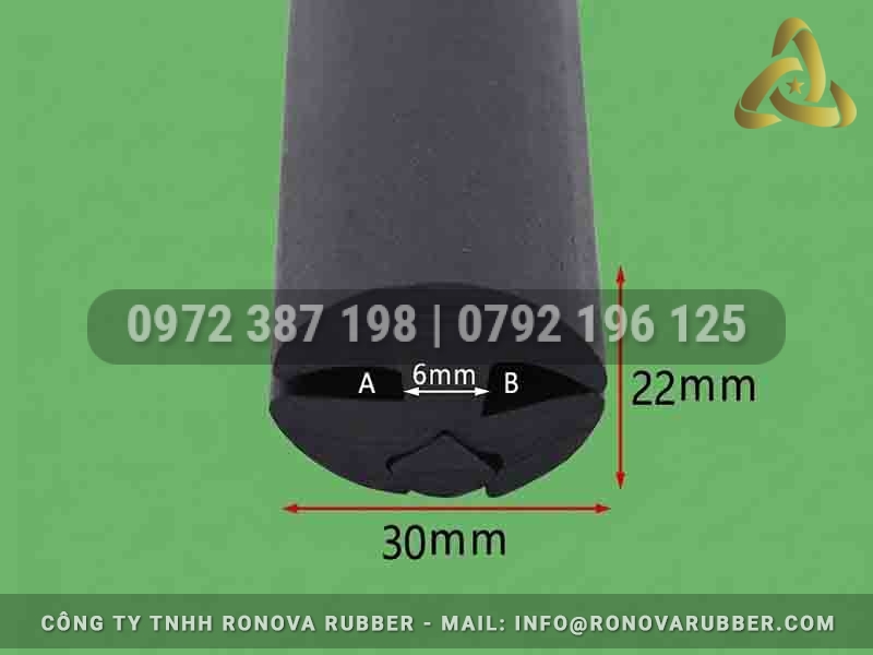 Mua ron cao su chữ H chất lượng đúng kích thước giá xưởng trực tiếp tại Cao Su Ronova